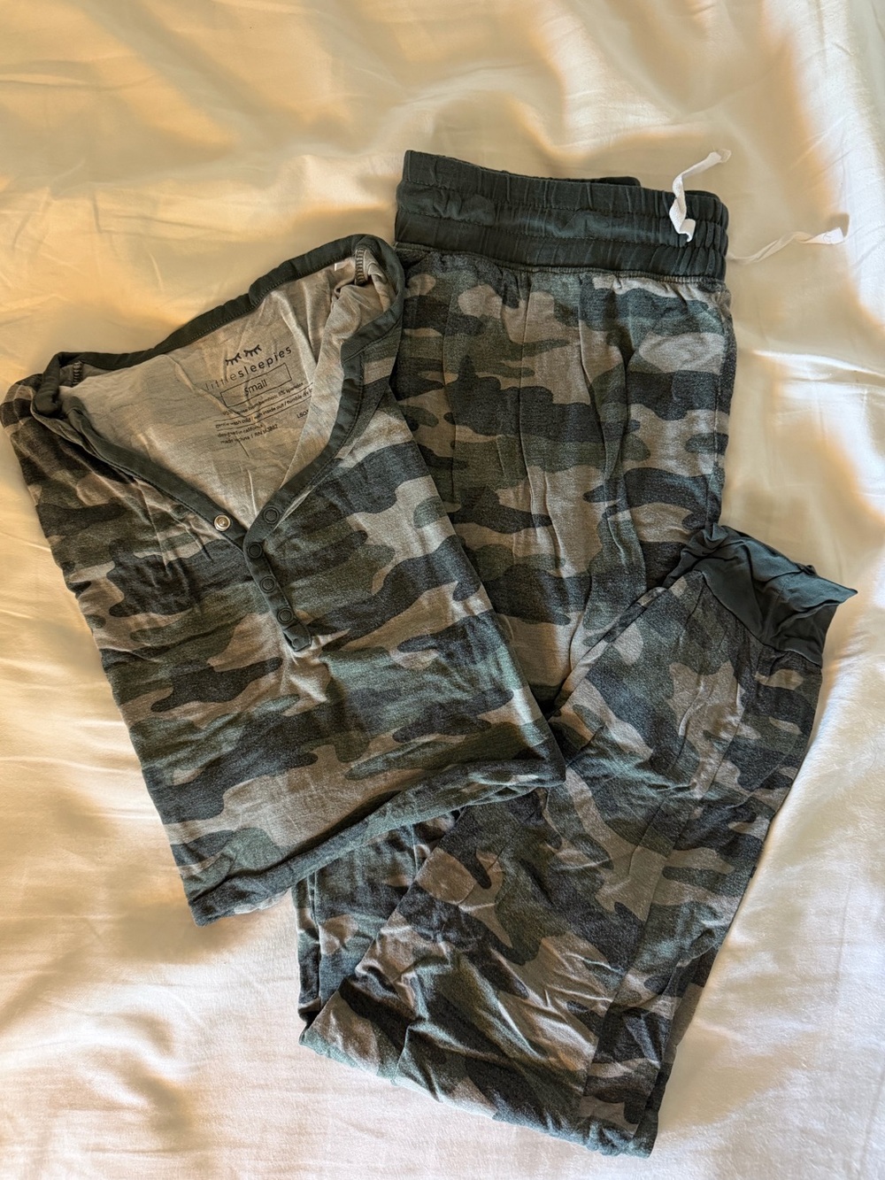 Little Sleepies Women’s Camo Jogger Bamboo Pajama Set